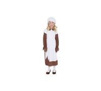 Smiffy's Children's Poor Victorian Costume, Dress & Hat, Ages 10-12, Colour: -
