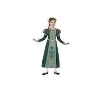 Smiffy's Children's Shrek Princess Fiona Costume, Dress, Tiara Headband & Ears, -