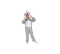 Smiffy's Children's Unisex All In One Elephant Costume, Jumpsuit With Tail And - fancy dress costume girls boys elephant childrens kids animal new