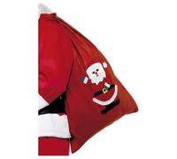 Smiffys Christmas Santa Sack in Dark Red Smiffys Dark Red