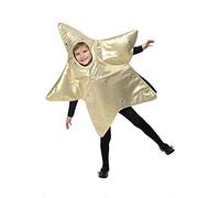 Smiffy Childrens Christmas Star One Piece Costume Fancy Dress Size 4-6 years