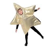 Gold Star Kids Fancy Dress Christmas Nativity Boys Girls Festive Costume Outfit