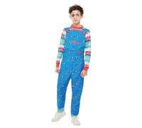 Kids Halloween Chucky Costume Boy's Play Killer Fancy Dress Cosplay Jumpsuit UK