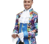 Smiffys Cravat & Cuff Set, White, Halloween Fancy Dress Accessory, Halloween Fancy Dress Accessories Dress Up Accessories Halloween