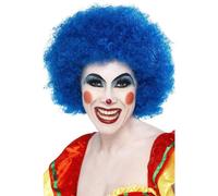 Smiffys Crazy Clown Wig in Blue Smiffys Blue