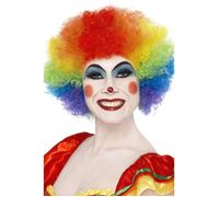 Smiffys Unisex Adult Crazy Clown Wig (One Size) (Rainbow)
