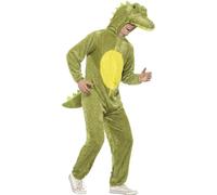 Smiffys Crocodile Costume, Green, M - Size 38-40