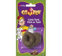 Smiffys Curly Turd, Brown Trick or Turd, Funny Fancy Dress, Comedy Dress Up Jokes & Novelties