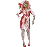 Smiffys Curves Zombie Nurse Womens Halloween Costume Size Large Brand New