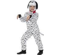 Smiffys Dalmatian Dog Halloween Childrens Fancy Dress Costume L Age 10-12