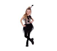 Smiffys Dark Vintage Clown Costume, Girls Dress & Hat, Halloween Child Fancy Dress, Halloween Dress Up Costumes
