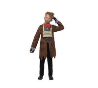 Smiffys David Walliams Deluxe Mr Stink Costume, Brown Jacket, Waistcoat, Shirt & Bow Tie, Walking Stick, Officially Licensed David Walliams Fancy Dress, Child Dress Up Costumes