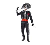 Smiffys - Day of the Dead Senor Bones Costume - Men