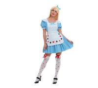 Smiffys Deck of Cards Girl Costume, Blue, M - UK Size 12-14