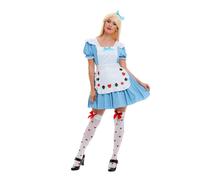 Smiffys Deck of Cards Girl Costume, Blue (Size M)