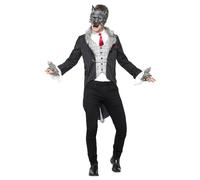 Smiffys Deluxe Big Bad Wolf Costume Set in Grey | Size: Large Smiffys Grey L
