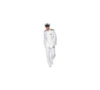 Smiffys Deluxe Captain Costume, White, M - Size 38inches-40inches