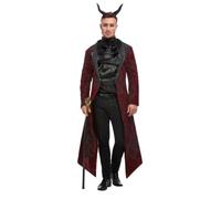 Smiffys Deluxe Devil Costume, Red, Adults, Medium