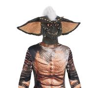 Smiffys Deluxe Gremlins 2 Stripe Latex Mask with White Mohawk Hair Official Licensed Horror Fancy Dress Overhead Mask for Adults