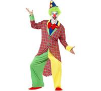 Deluxe La Circus Clown Costume, Multi-Coloured