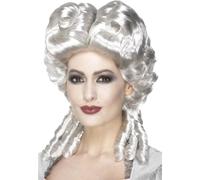 Smiffys Deluxe Marie Antoinette Wig in White Smiffys White