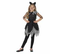 Smiffys Deluxe Midnight Cat Black Kitty Childrens Kids Halloween Costume 44287
