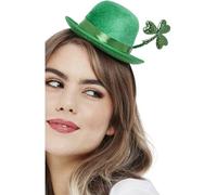 Womens Deluxe Paddy's Day Mini Bowler Hat