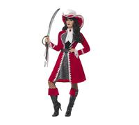 Smiffys - Deluxe Pirate Captain Costume - Women