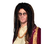 Smiffys Deluxe Voodoo Dreadlock Wig, Brown & Black , Halloween Fancy Dress Acce