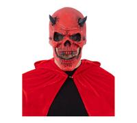 Smiffys Devil Latex Mask Red (One Size)