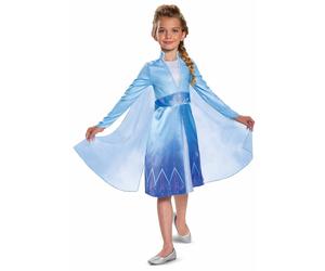 Smiffys Disney Frozen Elsa Travelling Classic Costume (Size 3T-4T)