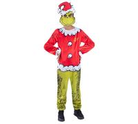 Smiffys - Dr Seuss The Grinch Santa Costume - Child