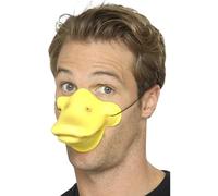 Smiffys Duck Beak, Yellow EVA, Party Animals Fancy Dress, Animal Dress Up Masks