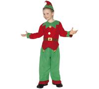 Smiffys Elf Costume Santas Helper Unisex Child Christmas X-Mas costume 24507