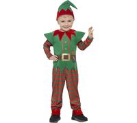 Smiffys Elf Costume Set | Size: 3-4 Years Smiffys Multicolor 3-4 Years