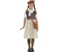 Smiffys Evacuee Girl Costume M - 7-9 Years M -