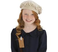 Smiffys Evacuee Hat, Girls Fancy Dress, Child Dress Up Hats