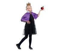 Smiffys Evil Queen Kit Mini Cape & Crown, Halloween Child Fancy Dress, The Queen Dress Up Costumes