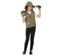 Explorer Costume Accessory Set Smiffys Khaki 10-12 Years
