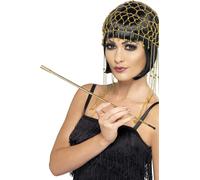 Smiffys Extendable Cigarette Holder - Gold