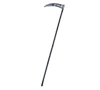Smiffys Extendable Grim Reaper Scythe, Black 6 Pieces, 138cm/54in, Halloween Fancy Dress Accessory, Halloween Fancy Dress Accessories Dress Up Grim Reaper, Skeleton, Death Costume