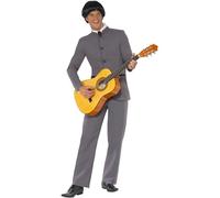 Smiffys Fab Four Iconic Costume, Grey, M - Size 38 inch-40 inch