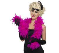 Smiffys Feather Costume Boa in Fuchsia Smiffys Fuchsia