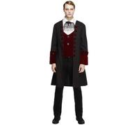 Smiffys Fever Gothic Vamp Vampire Horror Adult Mens Halloween Costume 21323