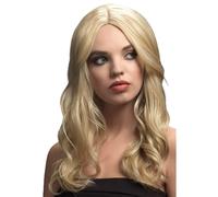 Smiffys Fever Khloe Wig, Dark Blonde