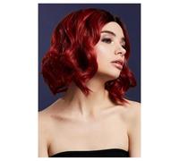 Smiffys Fever Kourtney Wig, Two Toned Blend, Ruby Red