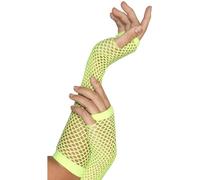 Smiffys Fever Lange Netzhandschuhe für Damen