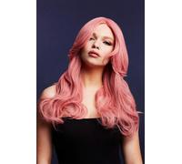 Smiffys Fever Nicole Wig, True Blend, Ash Pink