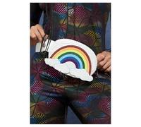 Smiffys Fever Rainbow Bum Bag, Fever Accessories Fancy Dress, Fever Dress Up Accessories