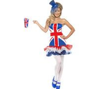Smiffy's Fever Rule Britannia Tutu Dress (X-Small)